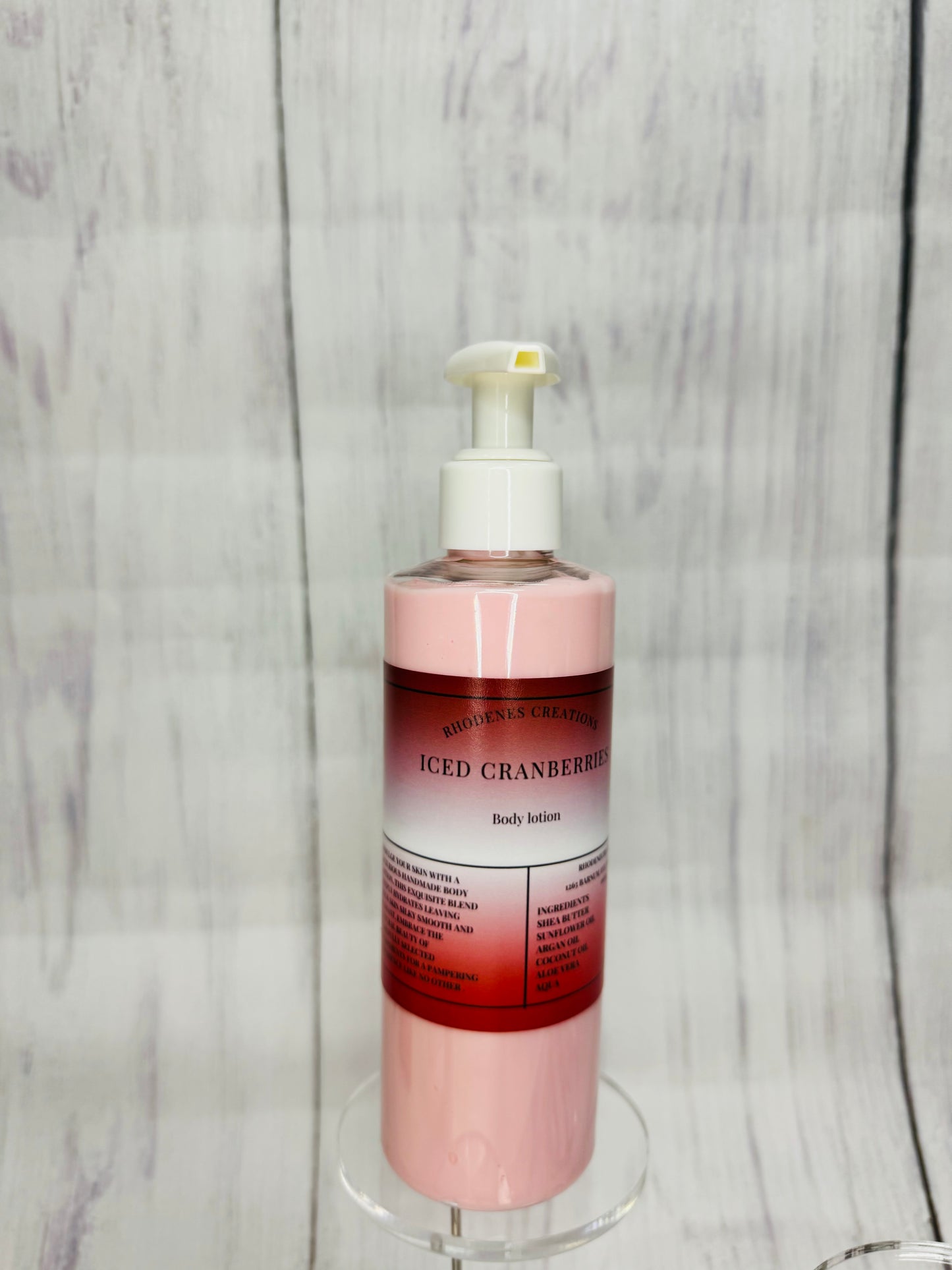 Ice cranberry body lotion