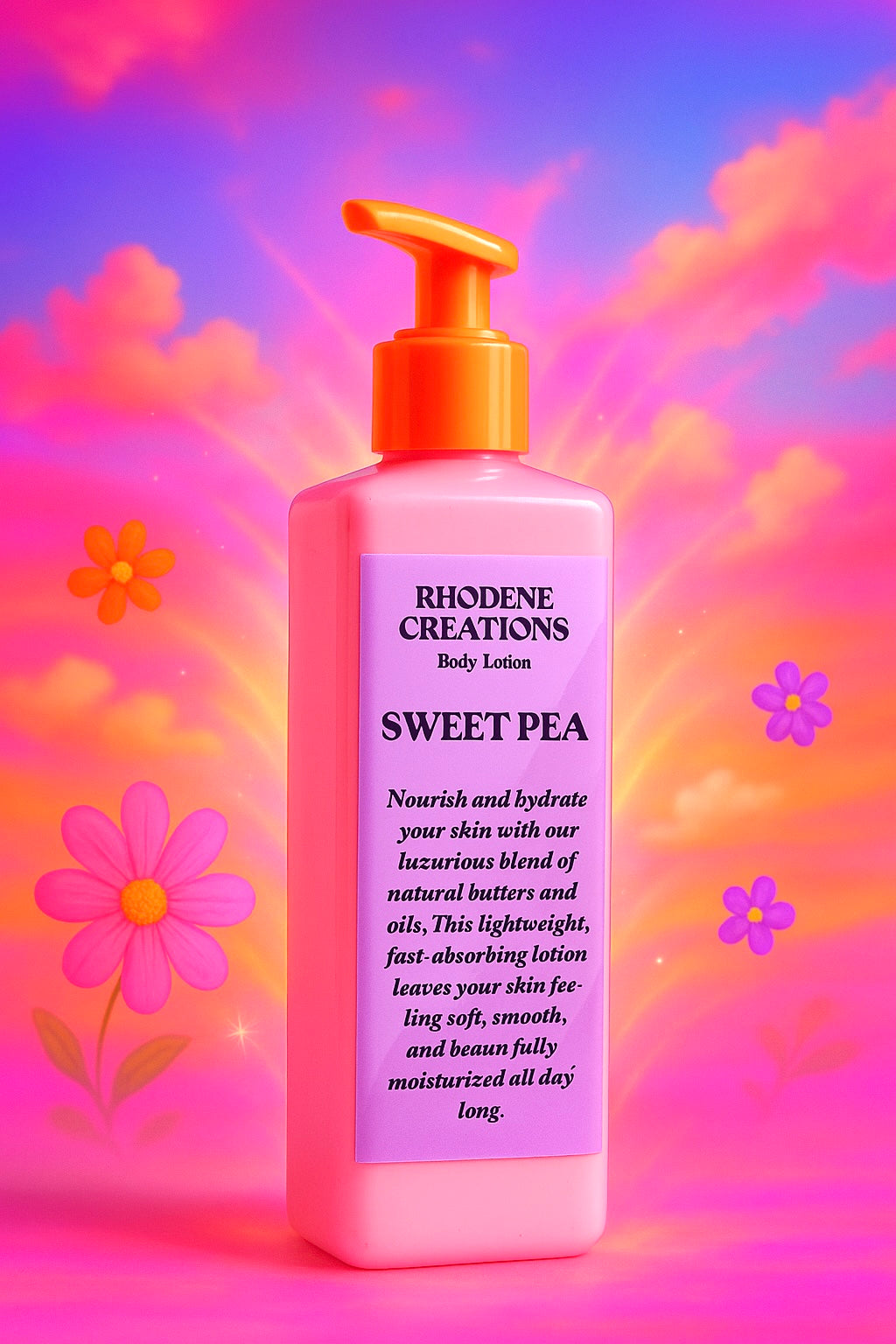 Sweet pea, body lotion