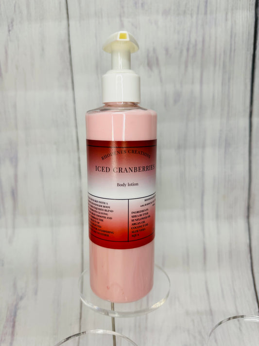 Ice cranberry body lotion