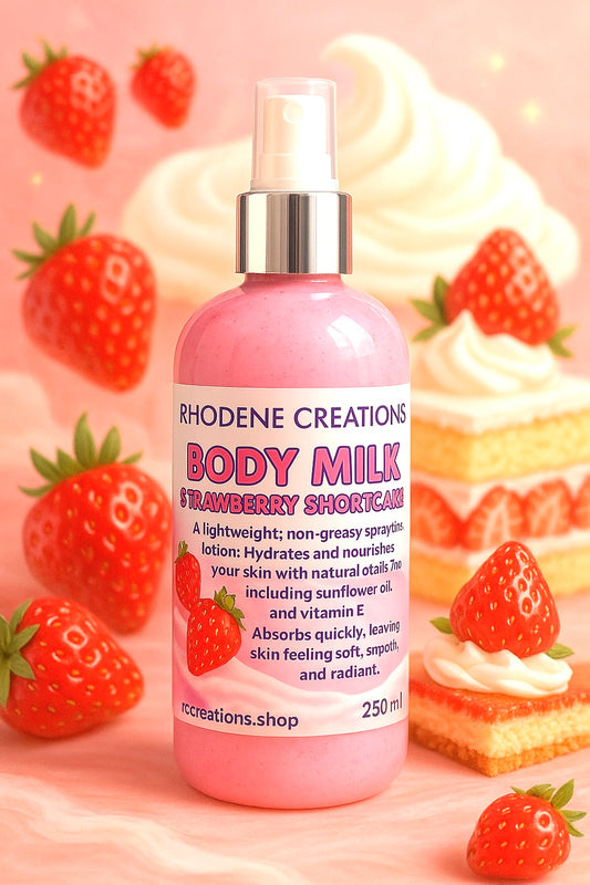 Strawberry shortcake body milk