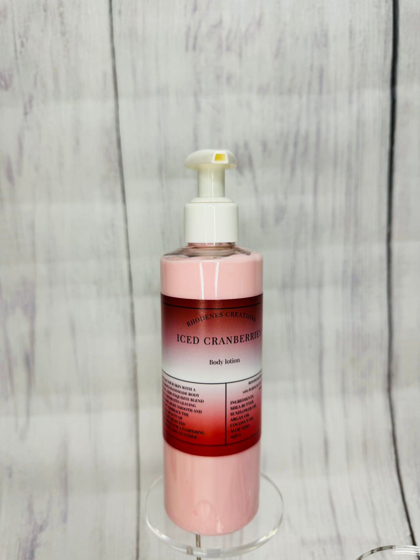 Ice cranberry body lotion