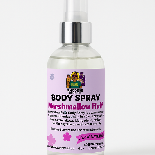 Marshmallow fluff body spray