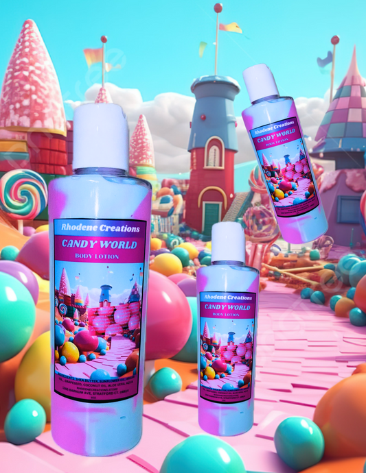 Candy World body lotion