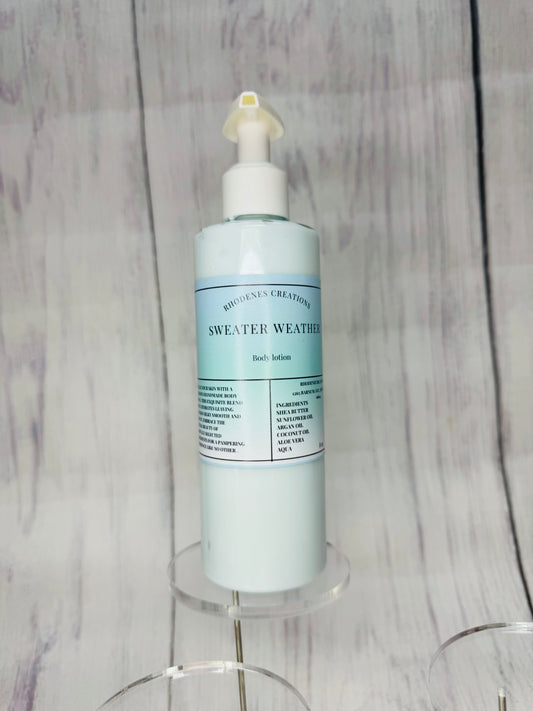 Sweater weather body lotion