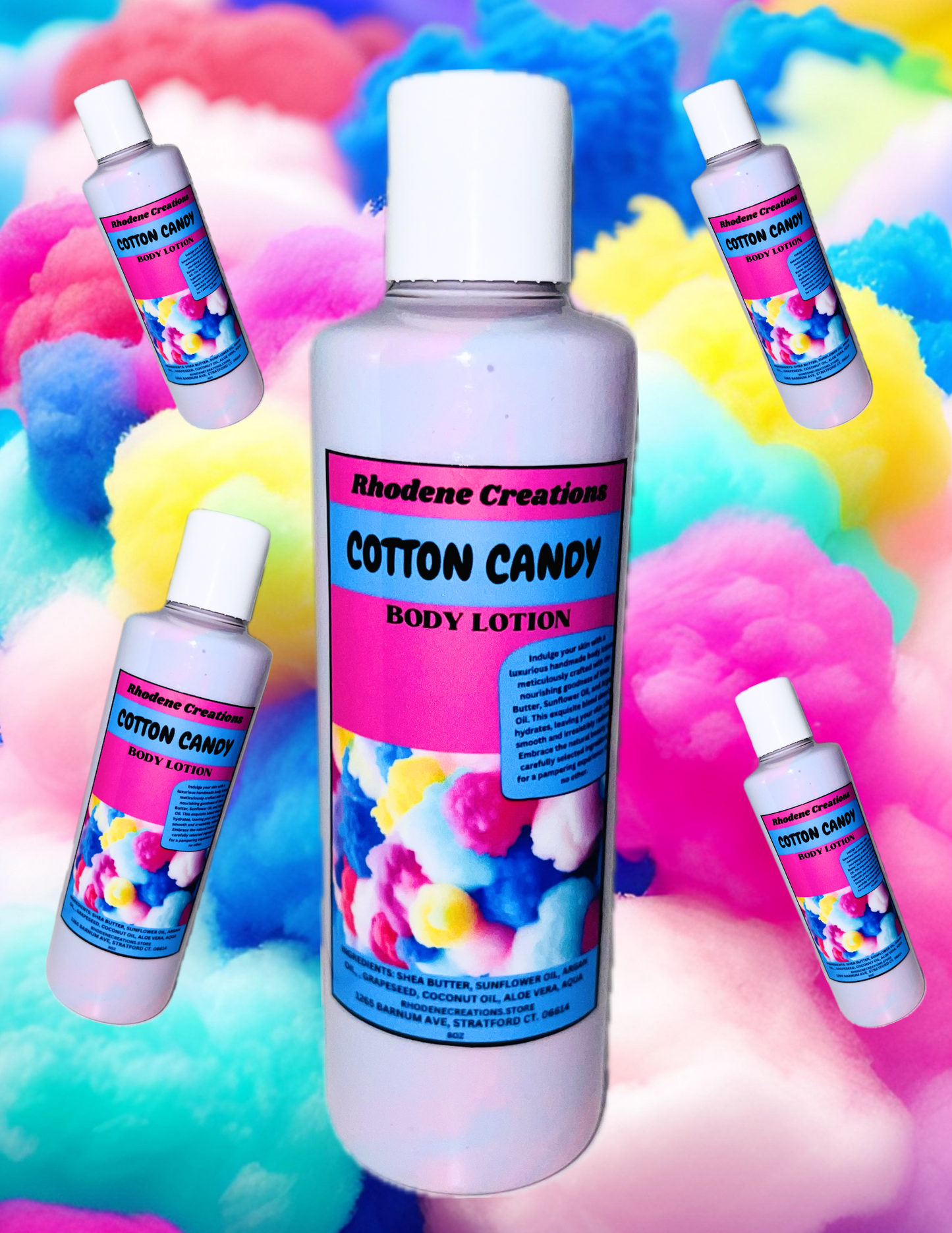 Cotton candy body lotion