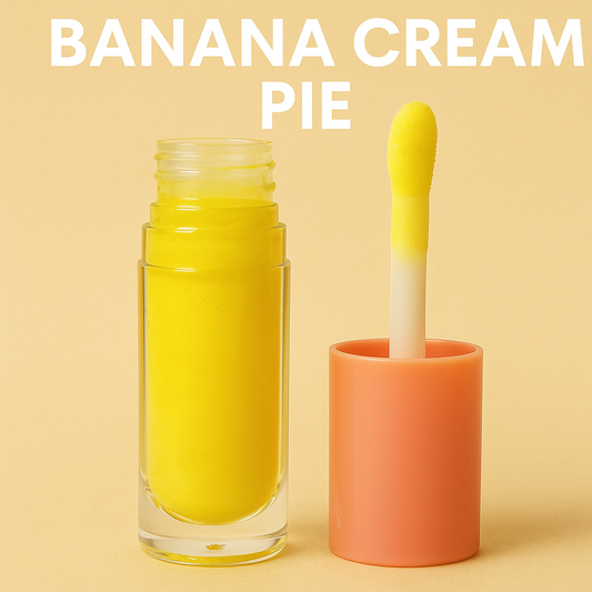 Banana cream pie lip gloss