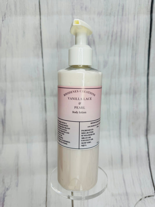 Vanilla lace & pearl body lotion
