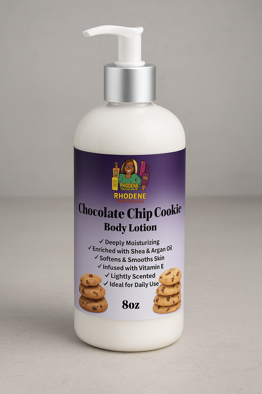 Chocolate chip cookie body lotion