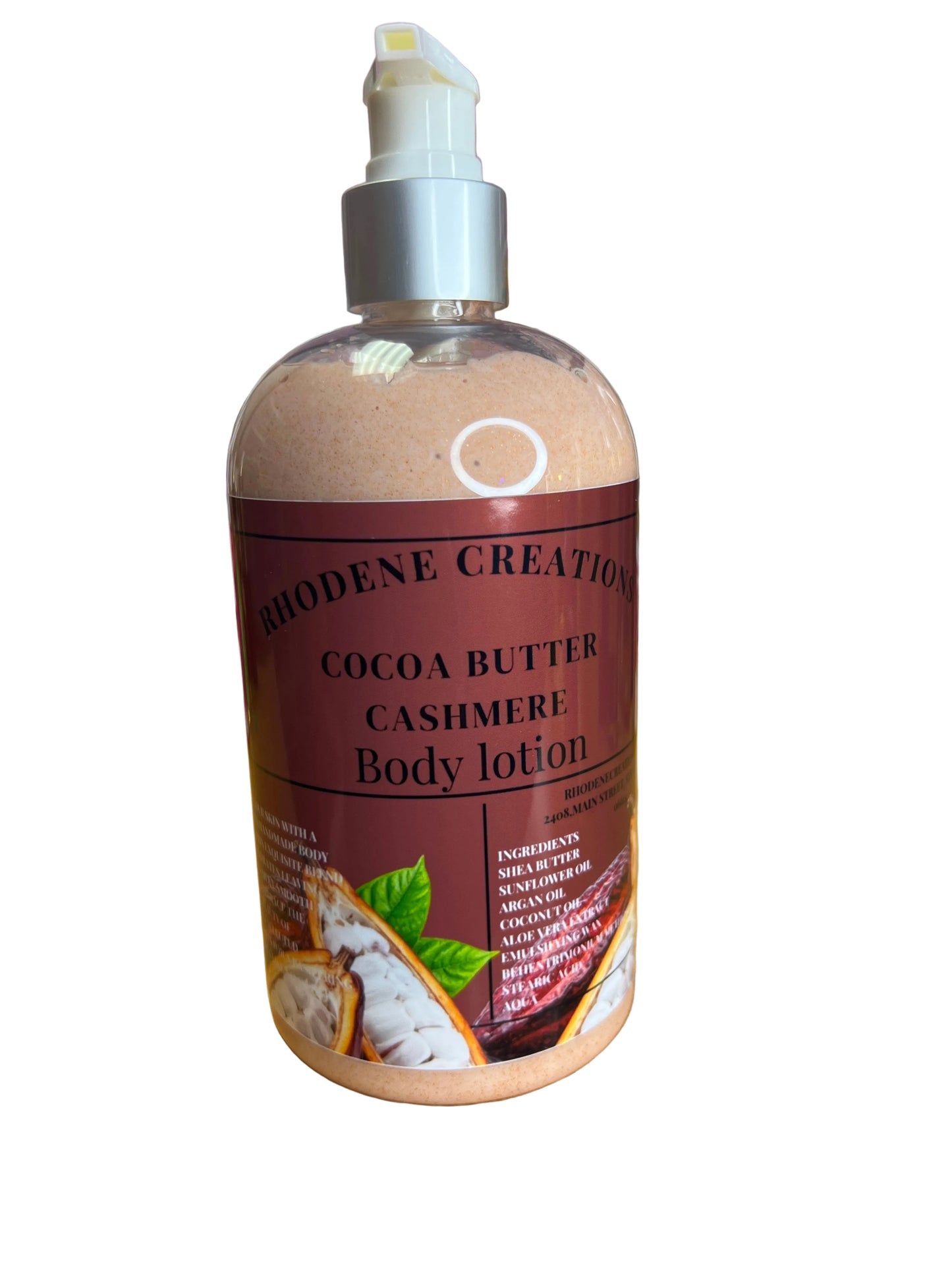 Cocoa butter cashmere body lotion