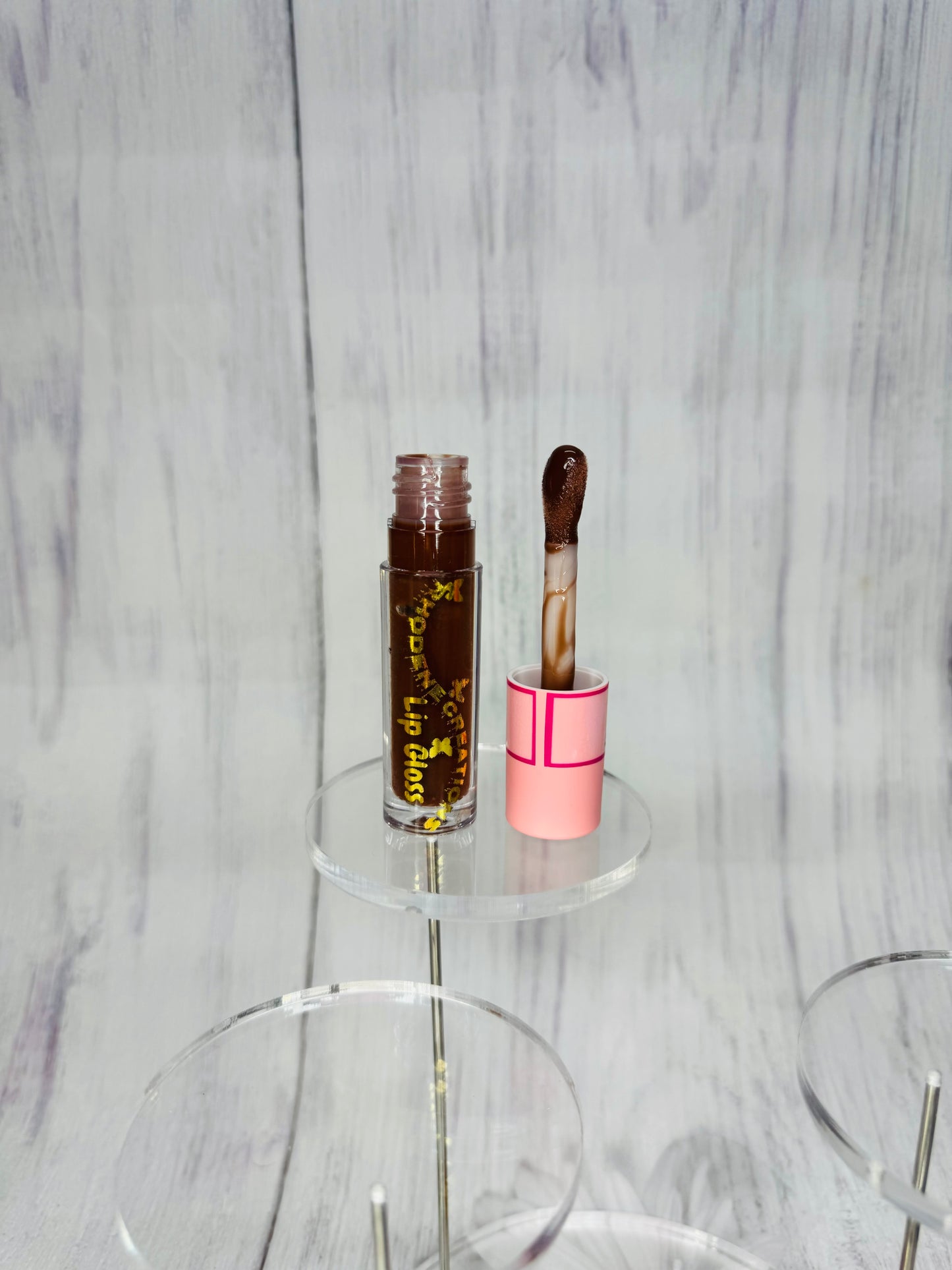 Dark chocolate lip gloss