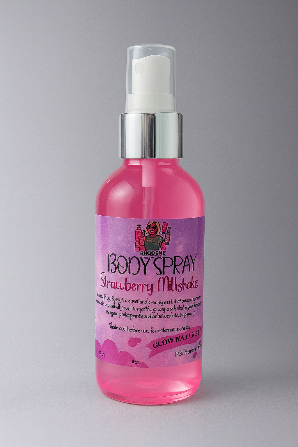 Strawberry milkshake body spray
