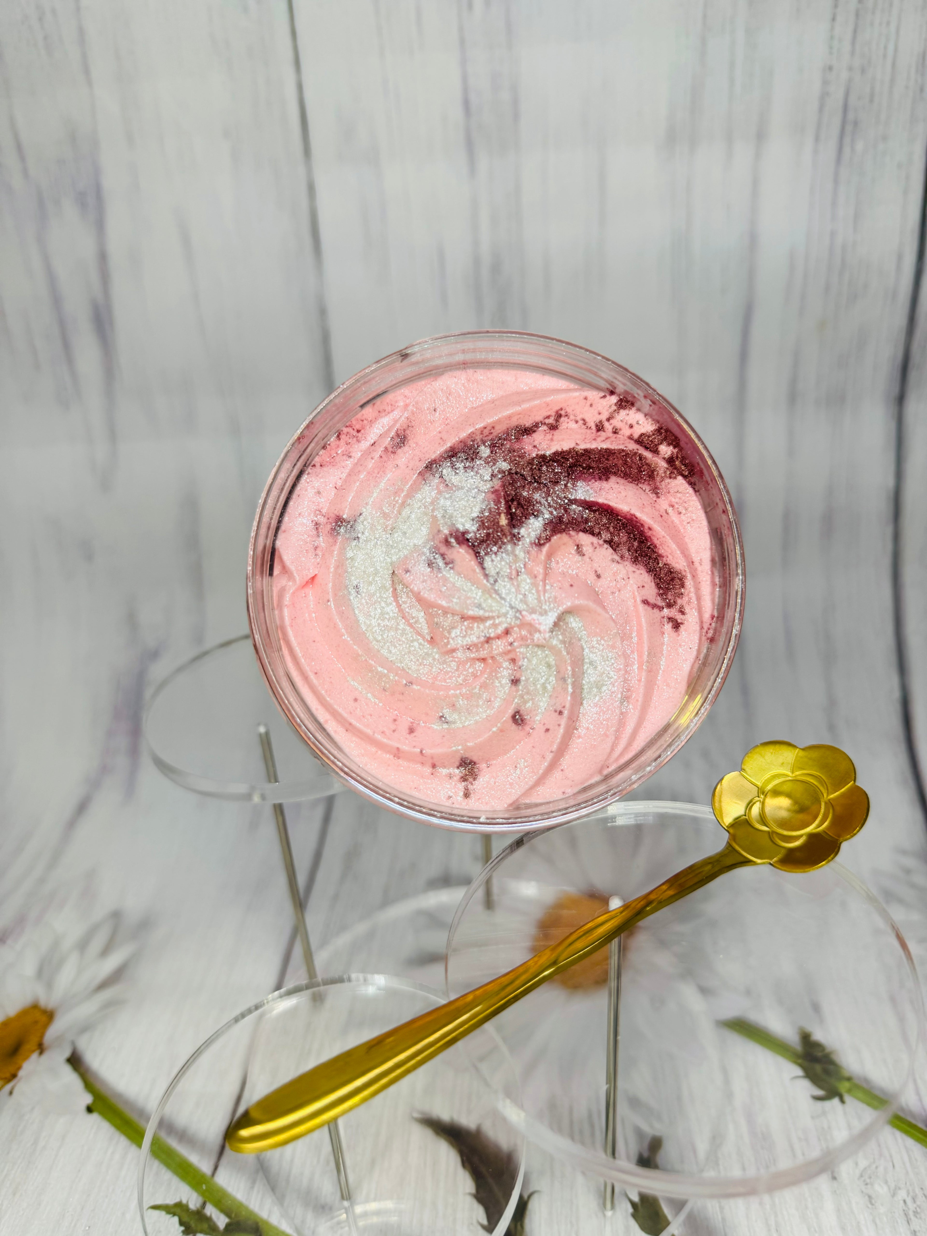 Strawberry & champagne body butter