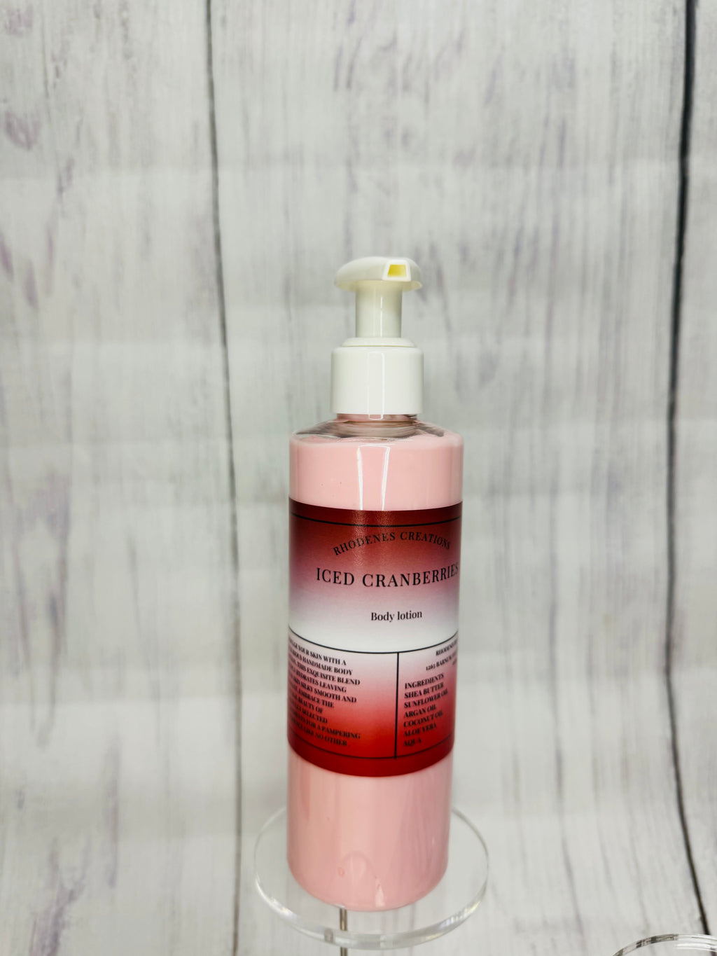 Ice cranberry body lotion
