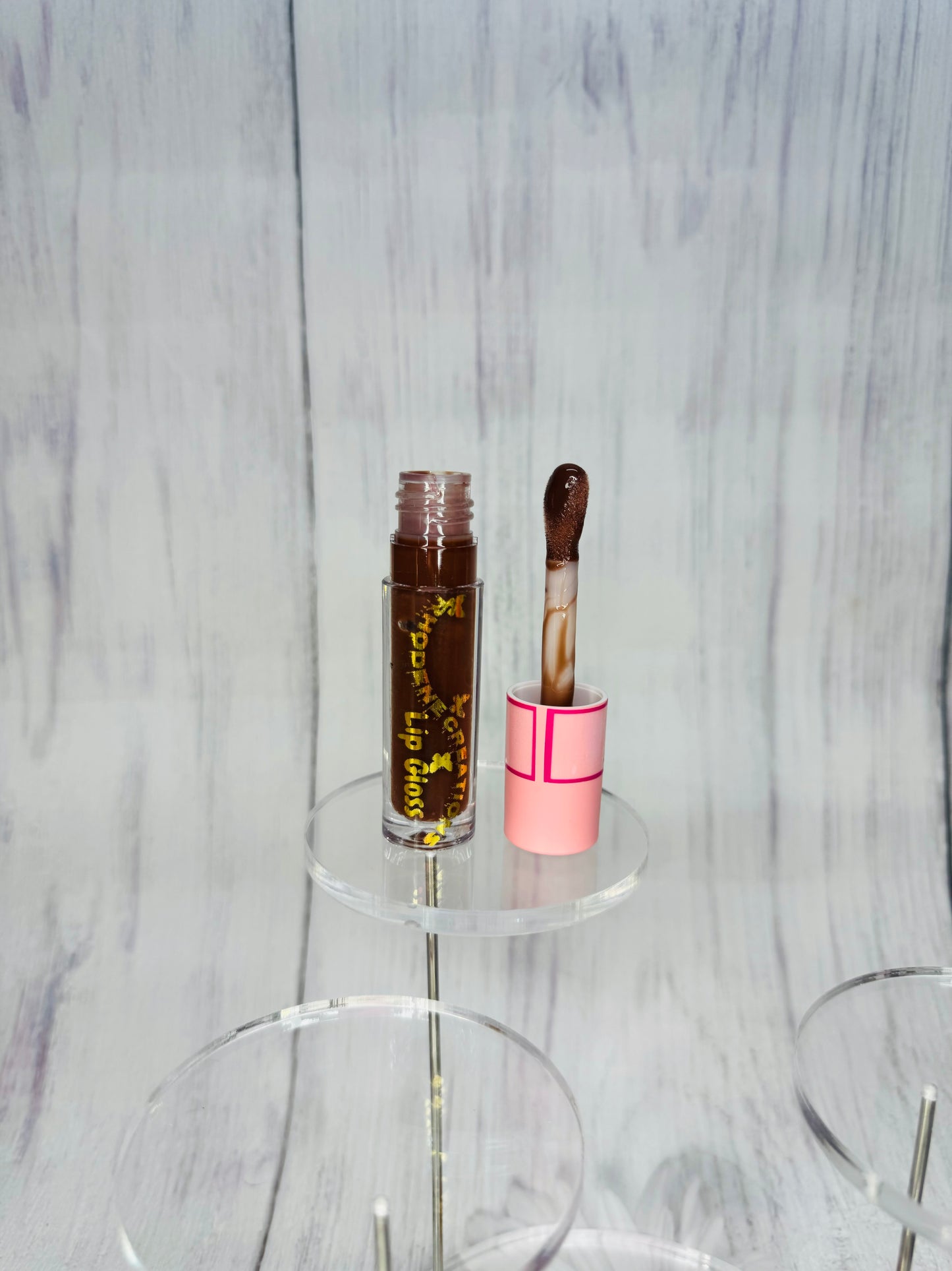 Dark chocolate lip gloss