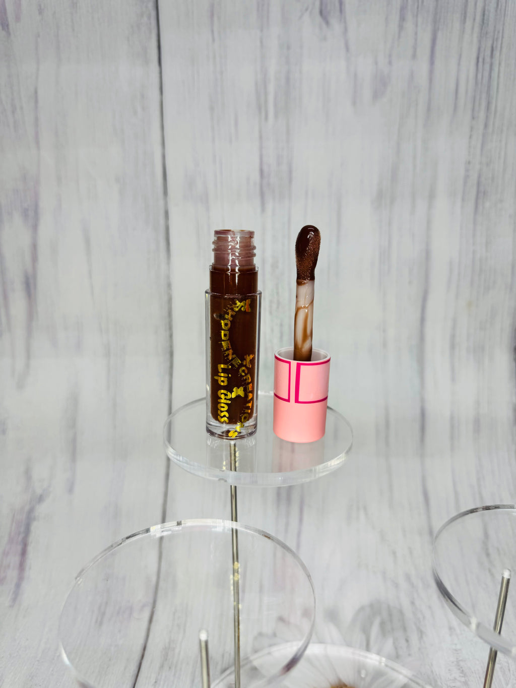 Dark chocolate lip gloss