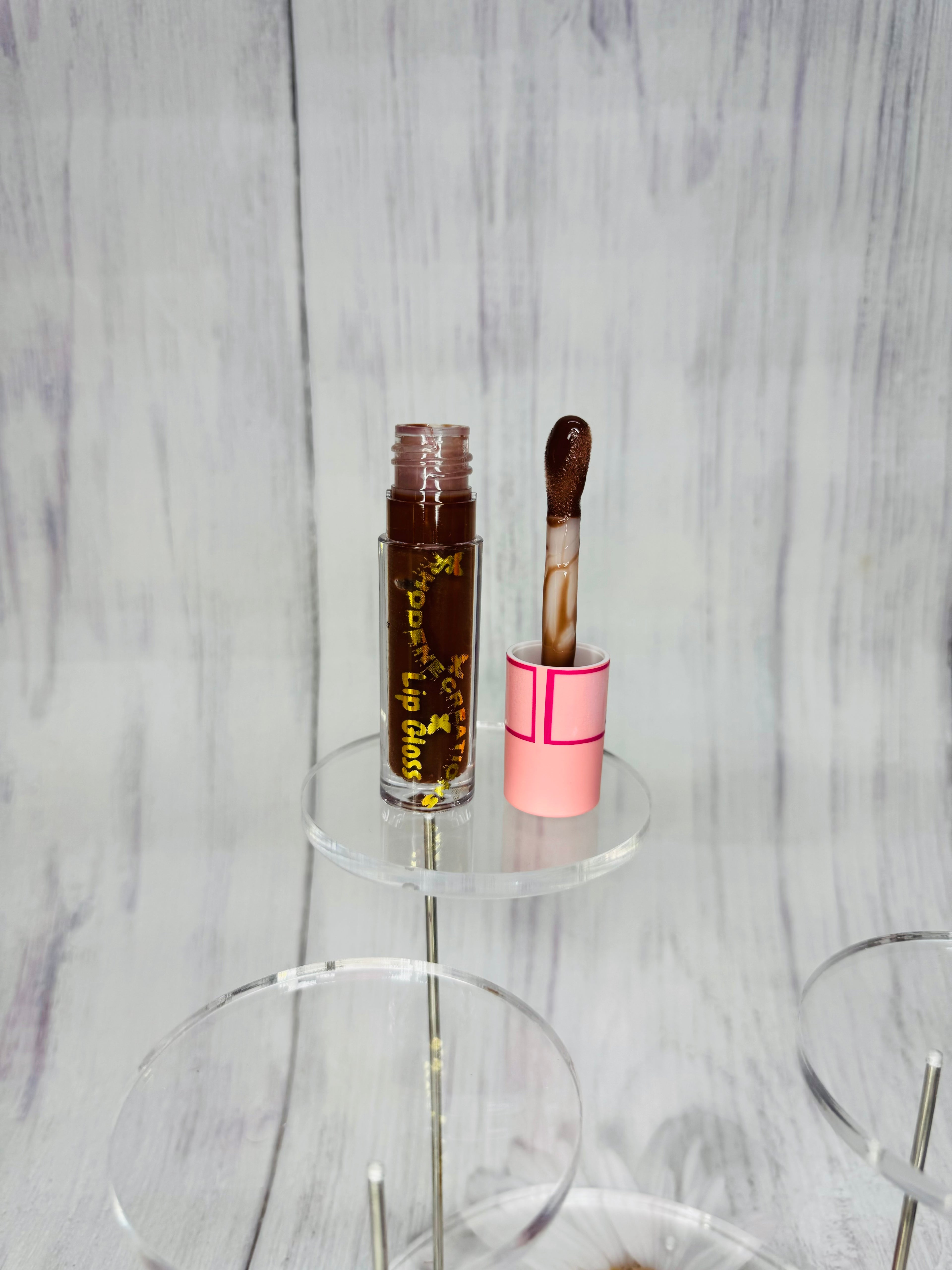 Dark chocolate lip gloss
