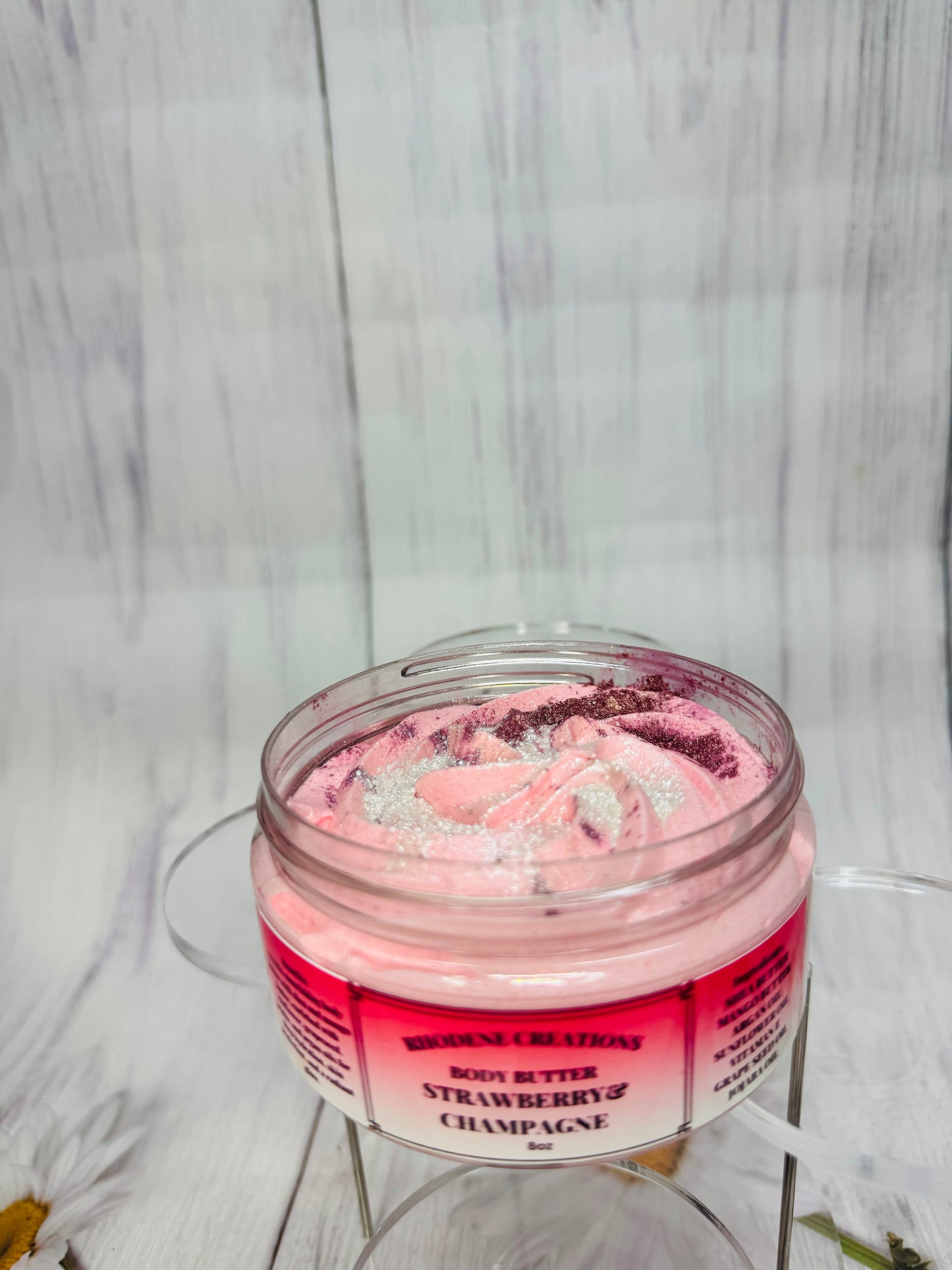 Strawberry & champagne body butter