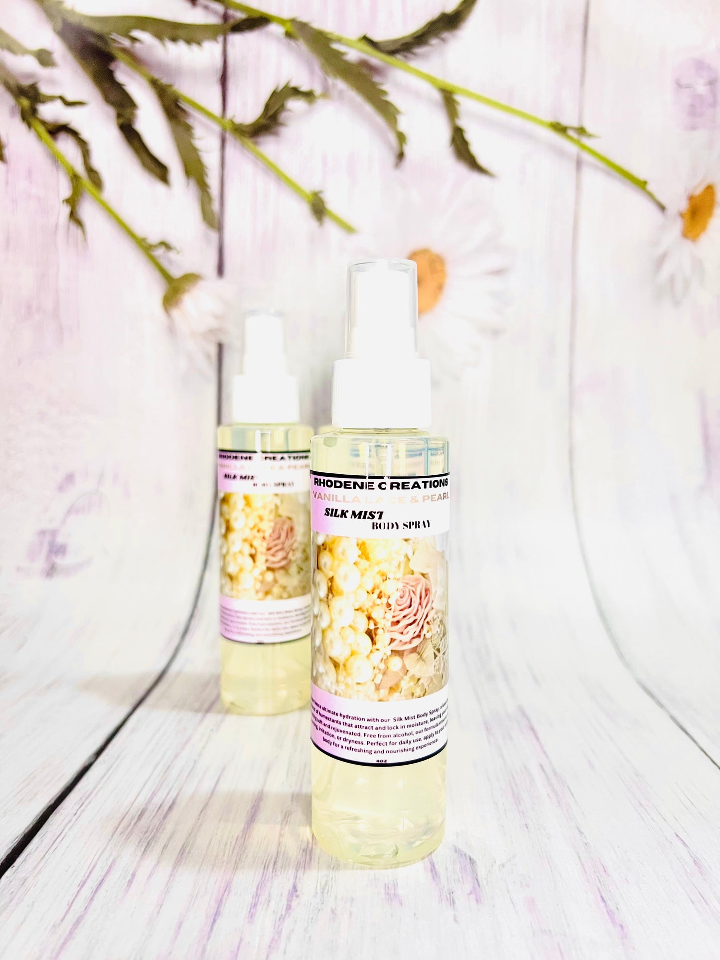 Vanilla lace and pearl body mist