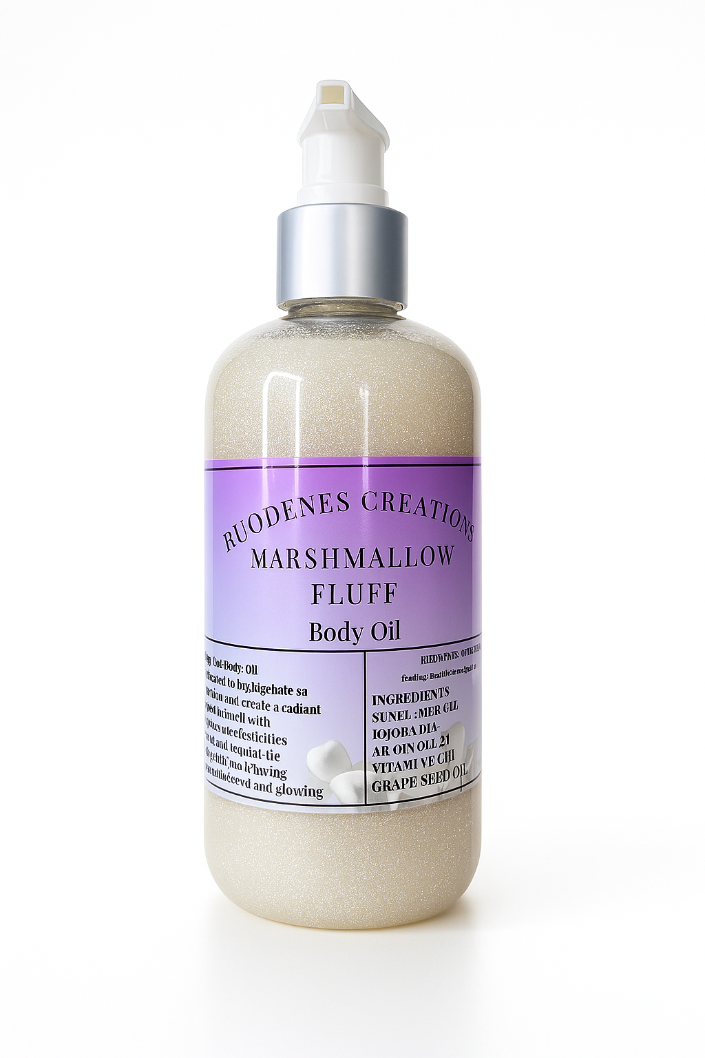 Marshmallow fluff body oil (8oz)