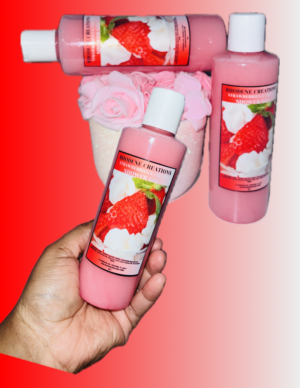 Strawberries and cream bundle