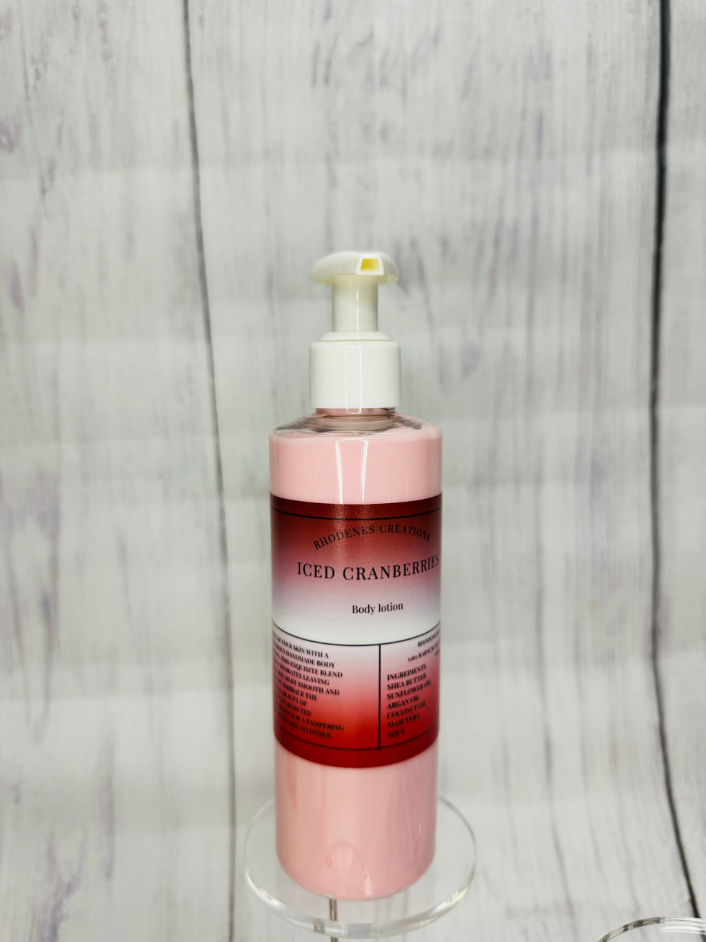 Ice cranberry body lotion