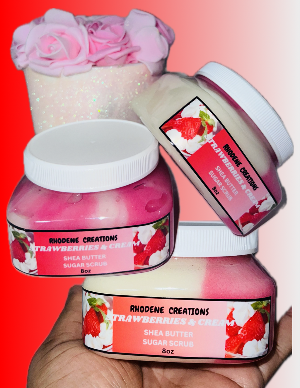 Strawberries and cream bundle