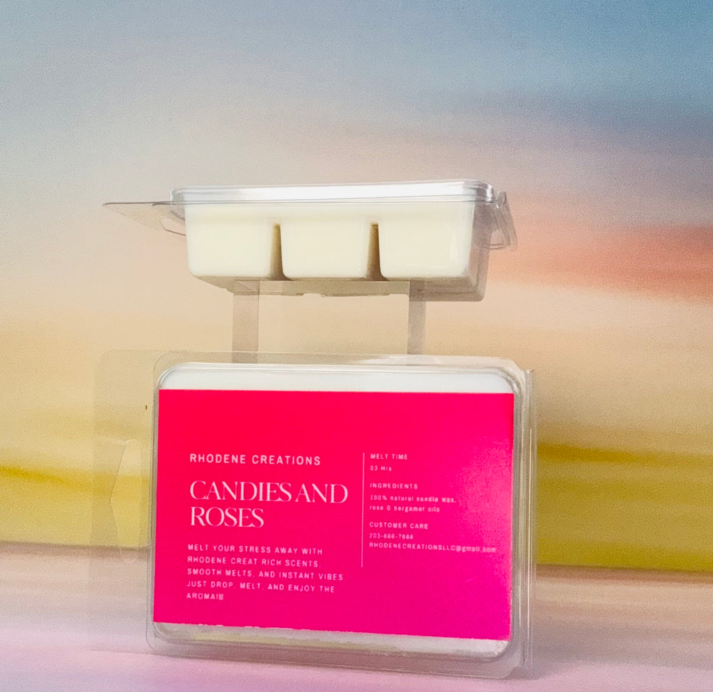 Candies and Roses wax melts