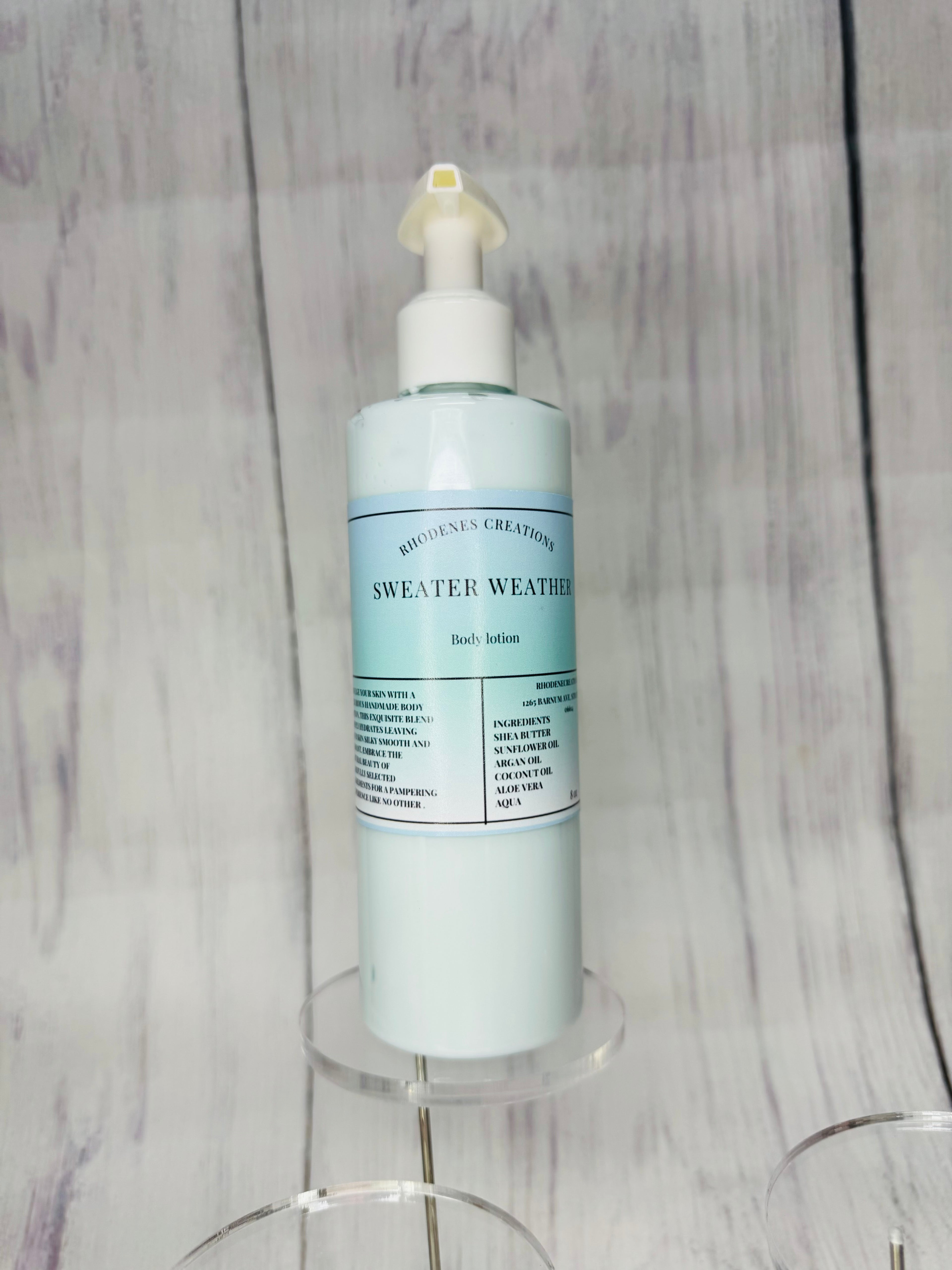 Sweater weather body lotion