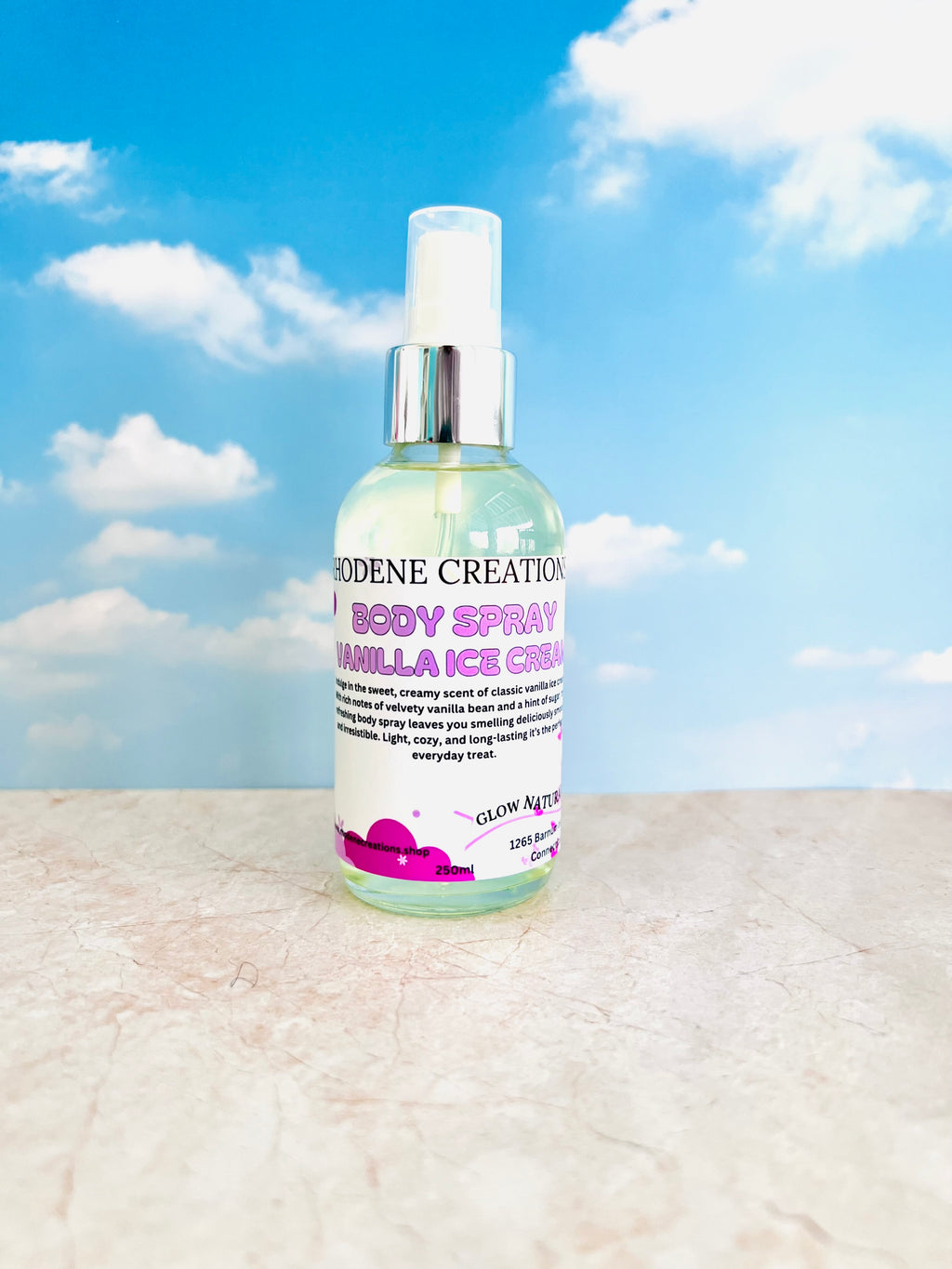 Happy birthday cake body spray