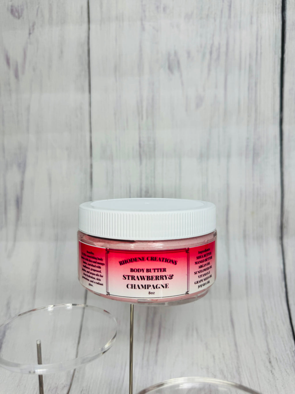 Strawberry & champagne body butter