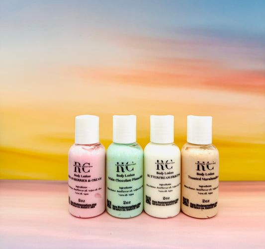 Snacks mini lotion bundle