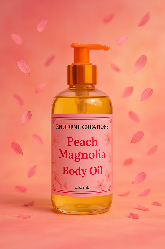 Peach magnolia body oil