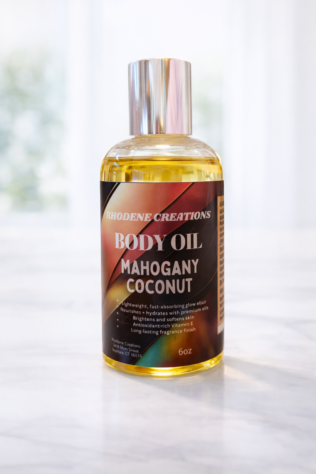 Mahogany Coconut Body Oil (men’s)
