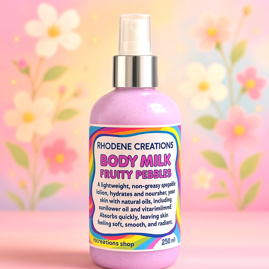 Fruity pebbles body milk