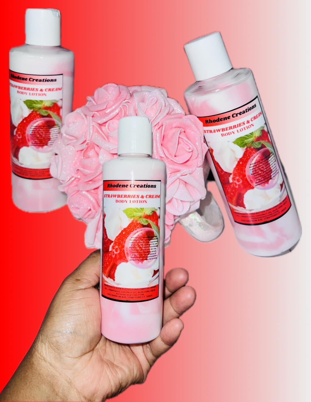 Strawberries and cream bundle