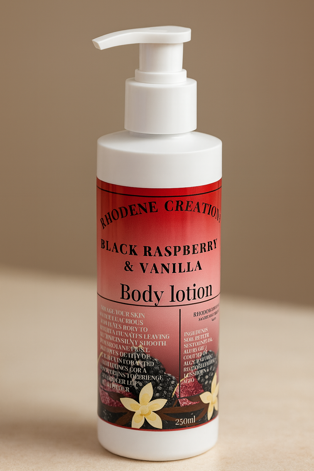 Black Raspberry body lotion