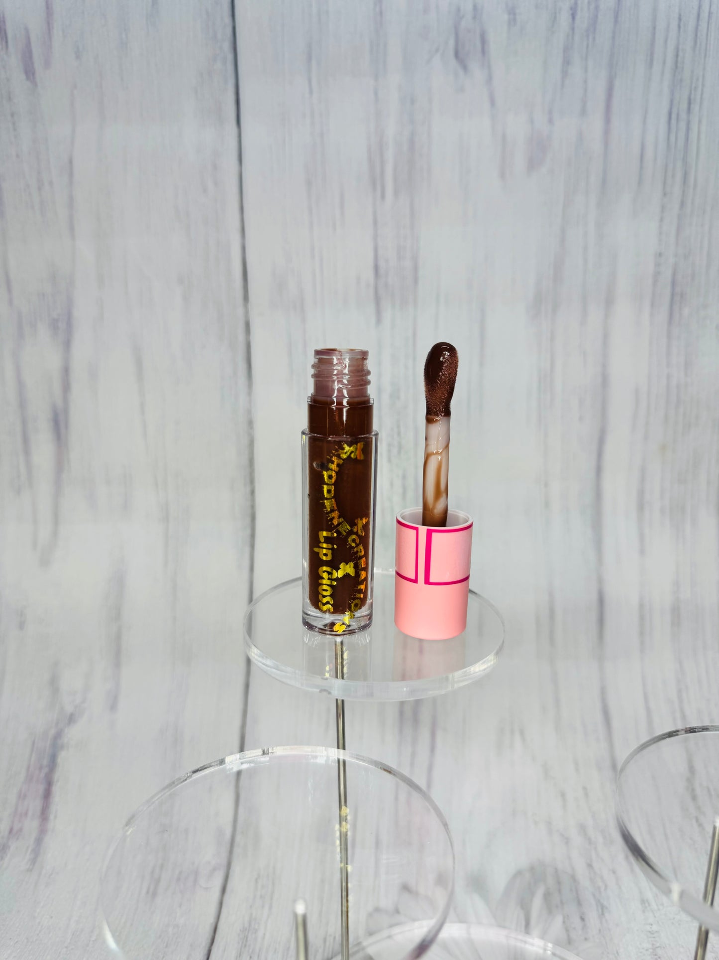 Dark chocolate lip gloss