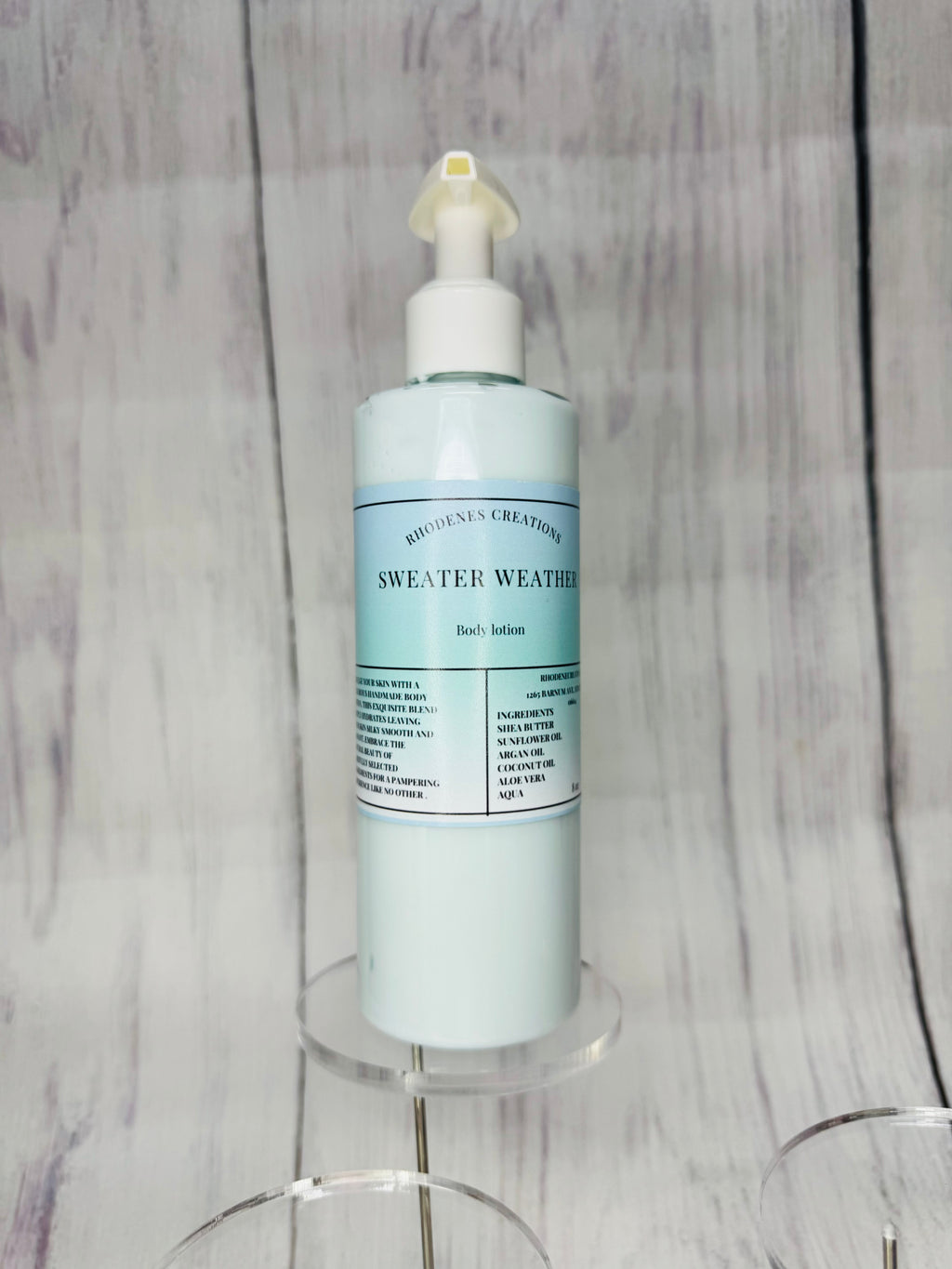 Sweater weather body lotion