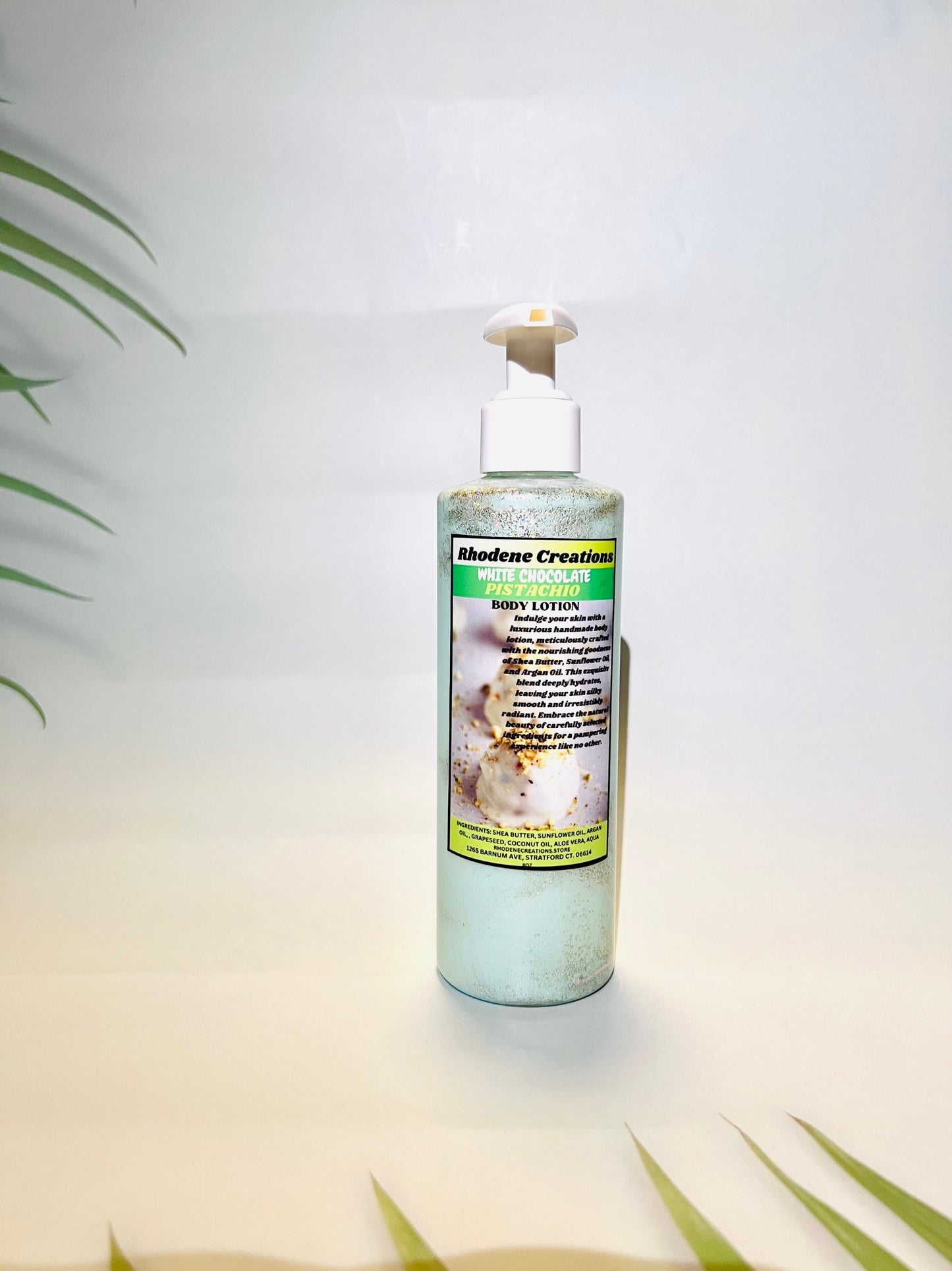 White chocolate pistachio body lotion