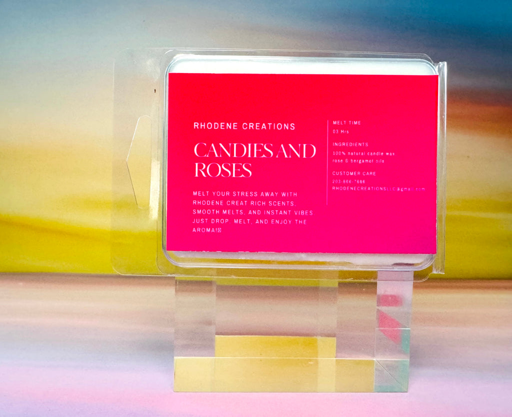 Candies and Roses wax melts