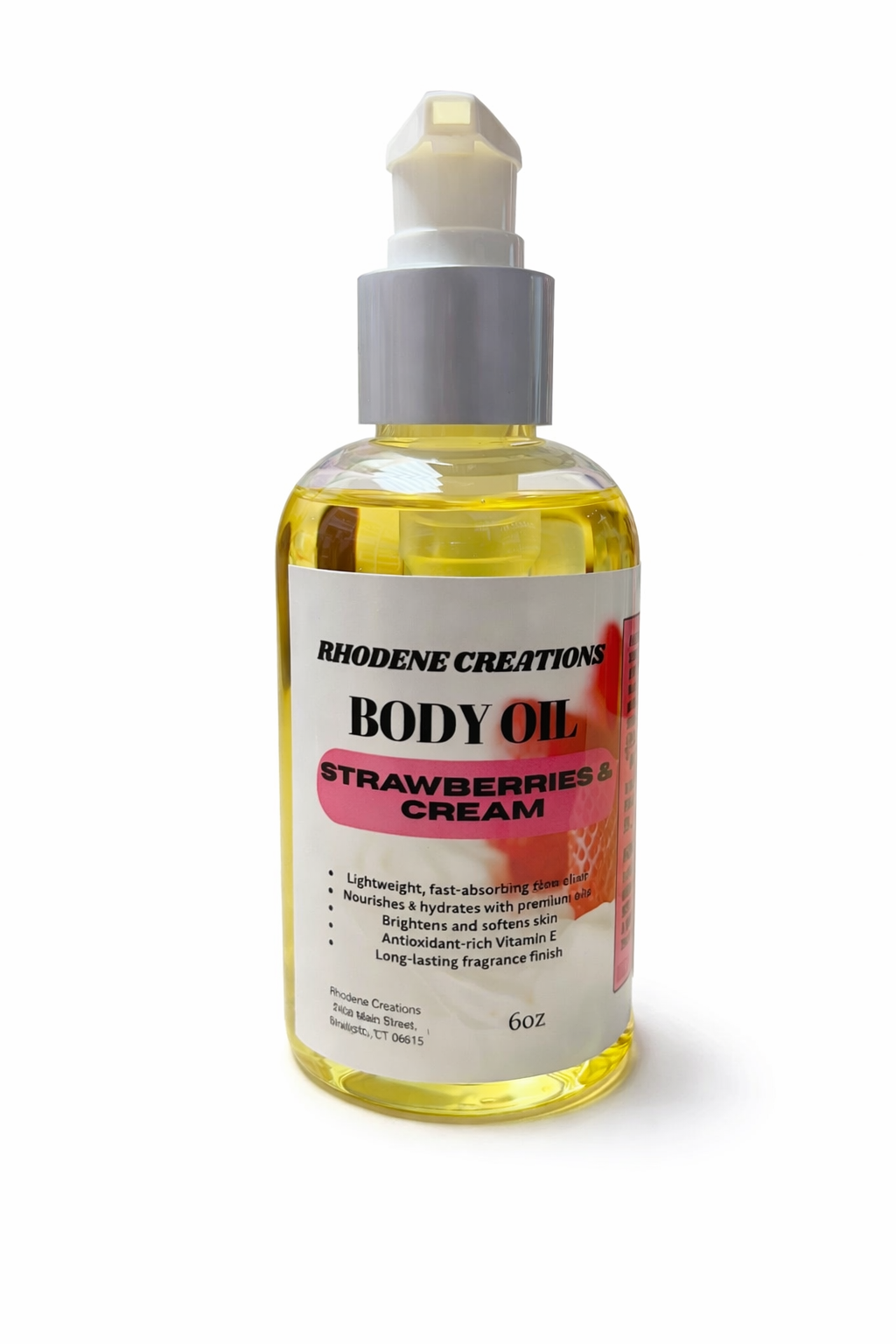 Strawberries and cream body oil